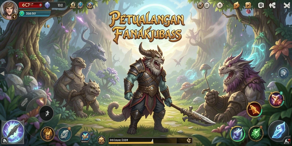 Tampilan gameplay seru dan mendebarkan di dunia RPG.