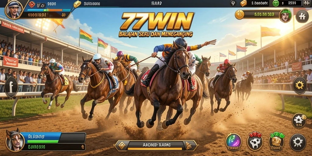 Tampilan gameplay Racing yang mendebarkan dari 77WIN.