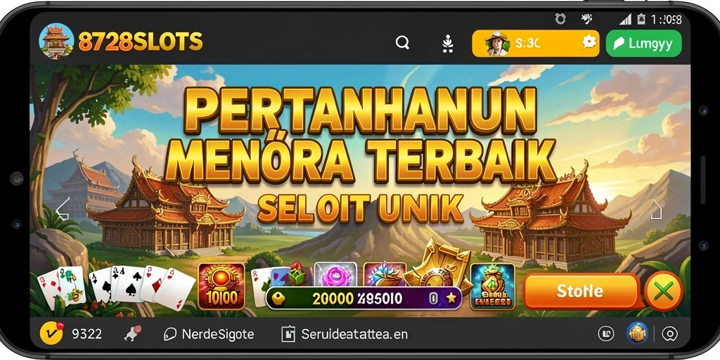 Tampilan gameplay seru dalam 8728SLOTS menunjukkan aksi Tower Defense yang dinamis.