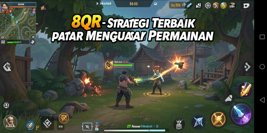 Menampilkan gameplay seru dan strategi yang mendebarkan di 8QR.
