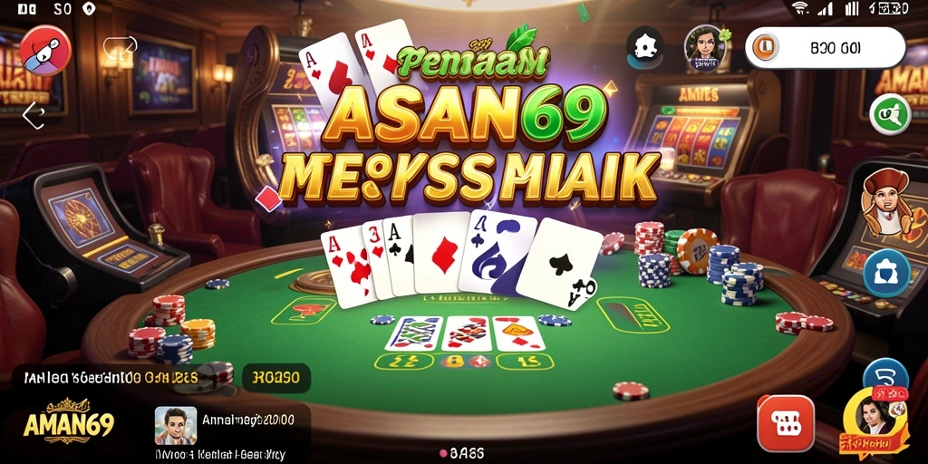 Tampilan gameplay menarik dari AMAN69 yang memukau.