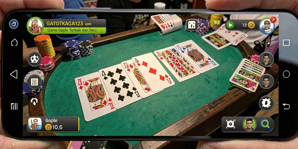 Tampilan gameplay GATOTKACA123 yang seru dan interaktif.
