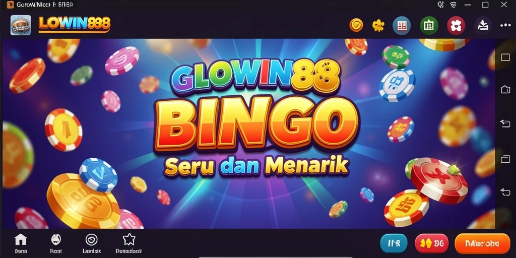 Tampilan gameplay GLOWIN88 yang menakjubkan dan interaktif.