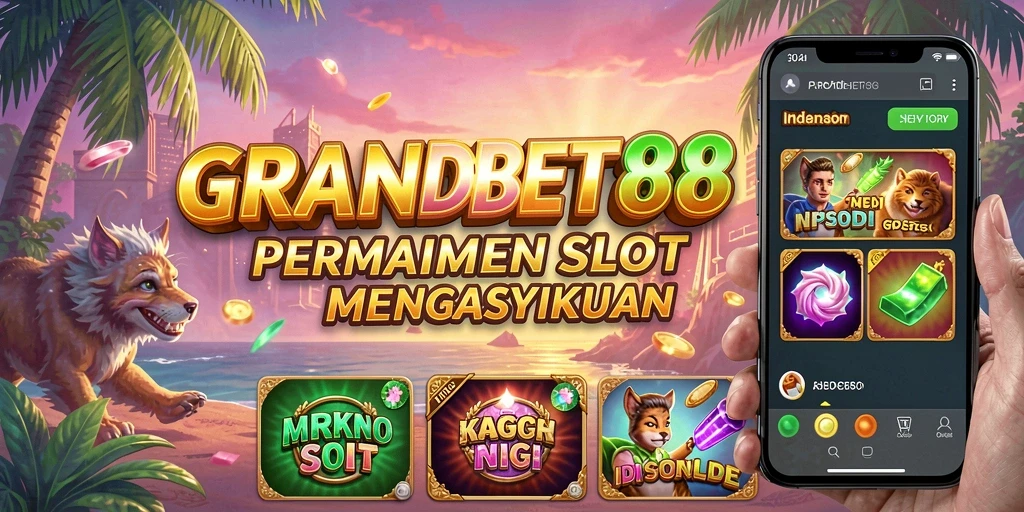 Tampilan gameplay mengasyikkan dari GRANDBET88 yang penuh warna.