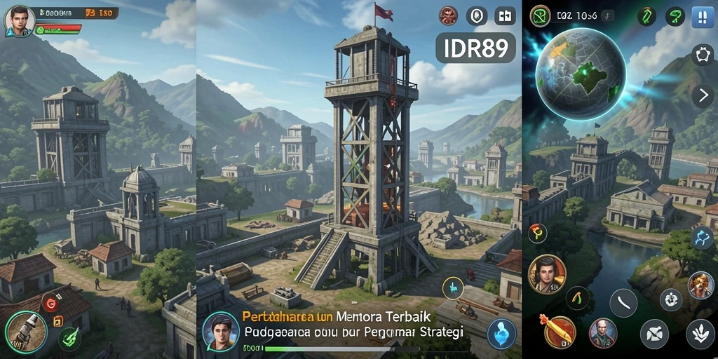 Tampilan gameplay IDR89 yang menegangkan di Tower Defense.