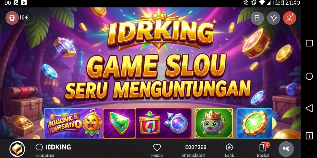Screenshot gameplay IDRKING menunjukkan pengalaman slot yang mendebarkan.
