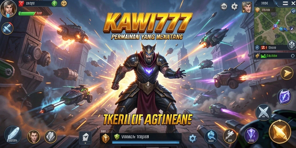 Tampilan gameplay KAWI777 yang penuh taktik dan strategi.