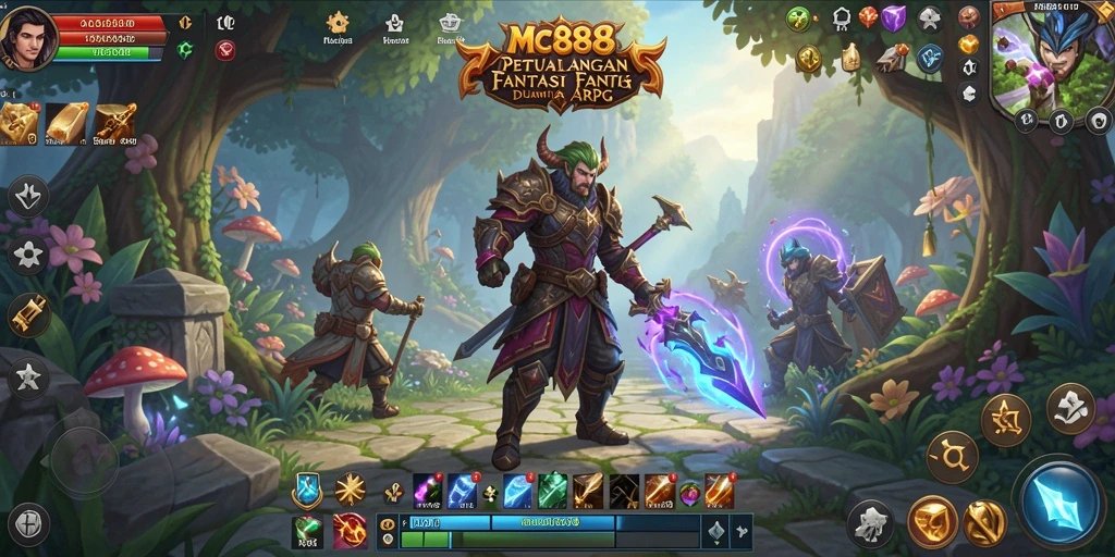 Tampilan gameplay seru dari <strong>MC888</strong> dengan aksi ARPG yang mendebarkan.