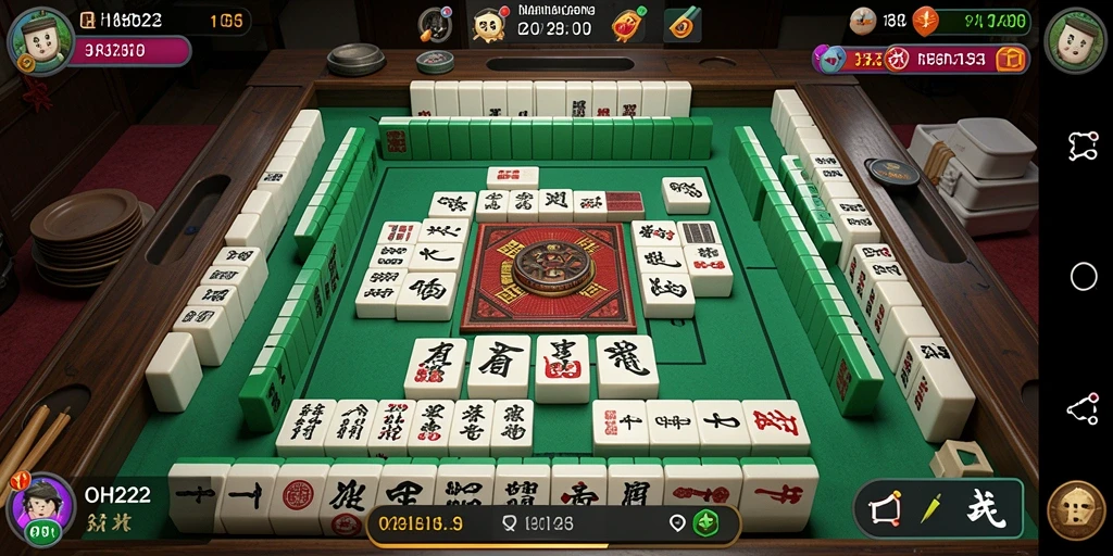 Tampilan menarik game Mahjong OH222 dengan gameplay yang seru.