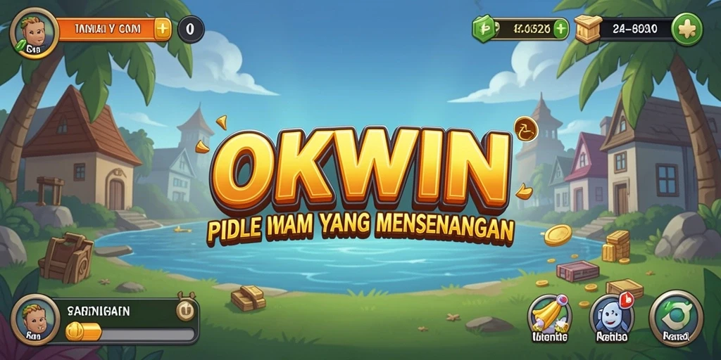 Tampilan menarik dari gameplay OKWIN yang seru.
