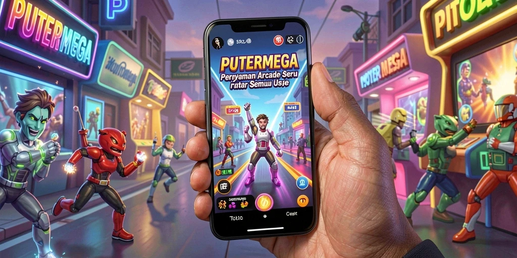 Screenshot gameplay PUTERMEGA menunjukkan aksi seru dan penuh tantangan.