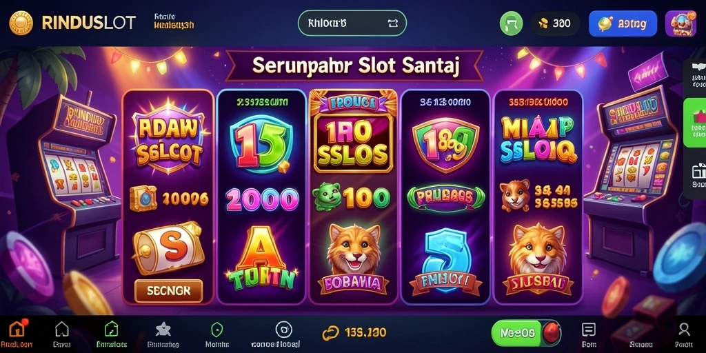 Tampilan menarik dalam gameplay RINDUSLOT yang menghibur.
