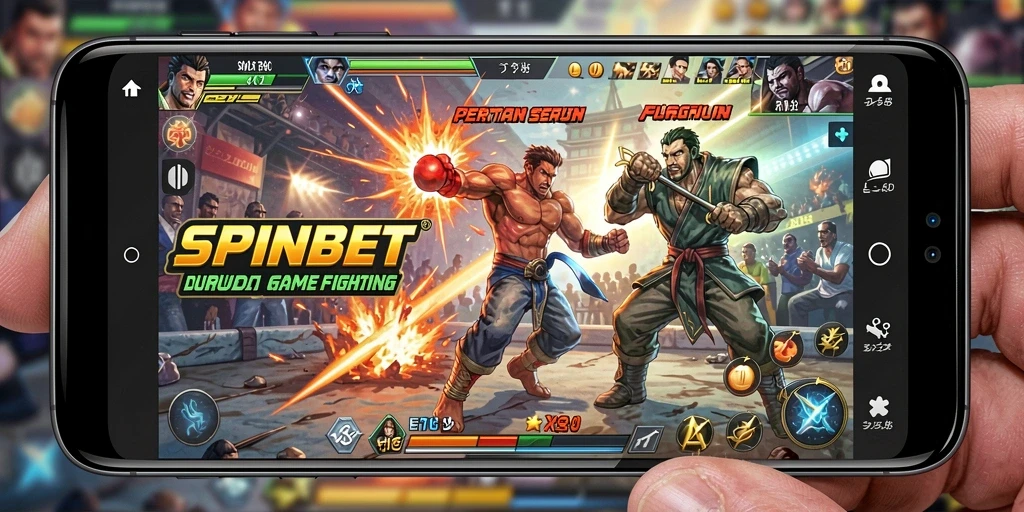 Tampilan gameplay SPINBET yang mendebarkan dan penuh aksi.