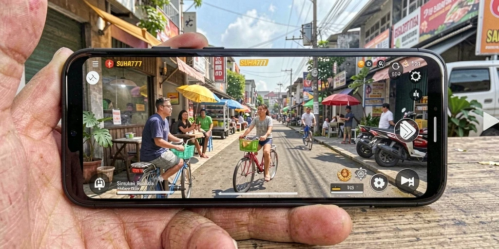 Screenshot gameplay SUHU777 yang menunjukkan aktivitas sehari-hari karakter.