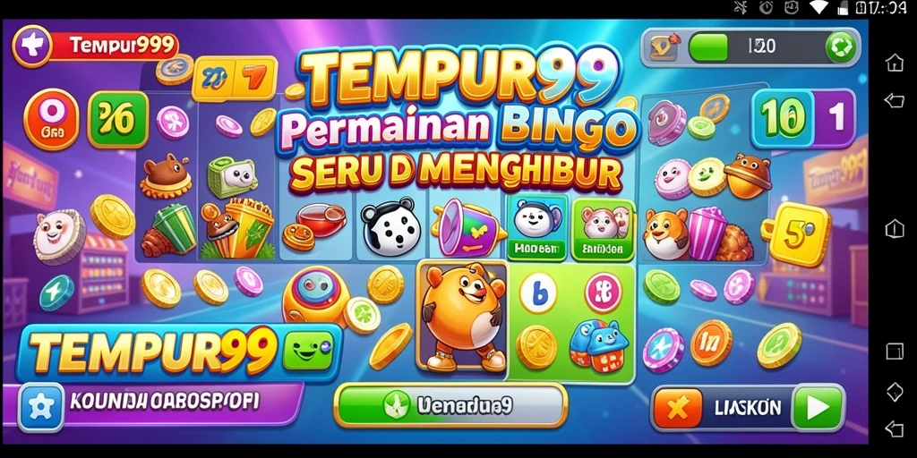 Tampilan gameplay seru dari TEMPUR99 yang penuh aksi Bingo.