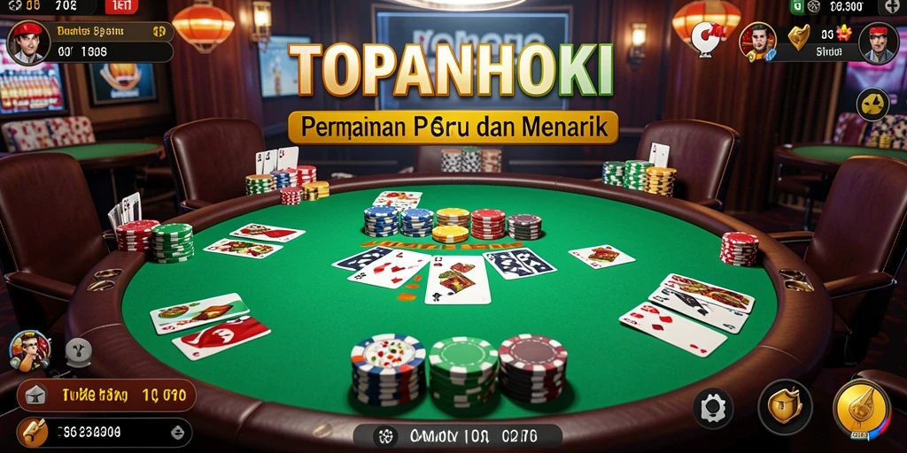 Screenshot utama yang menampilkan gameplay seru di TOPANHOKI.